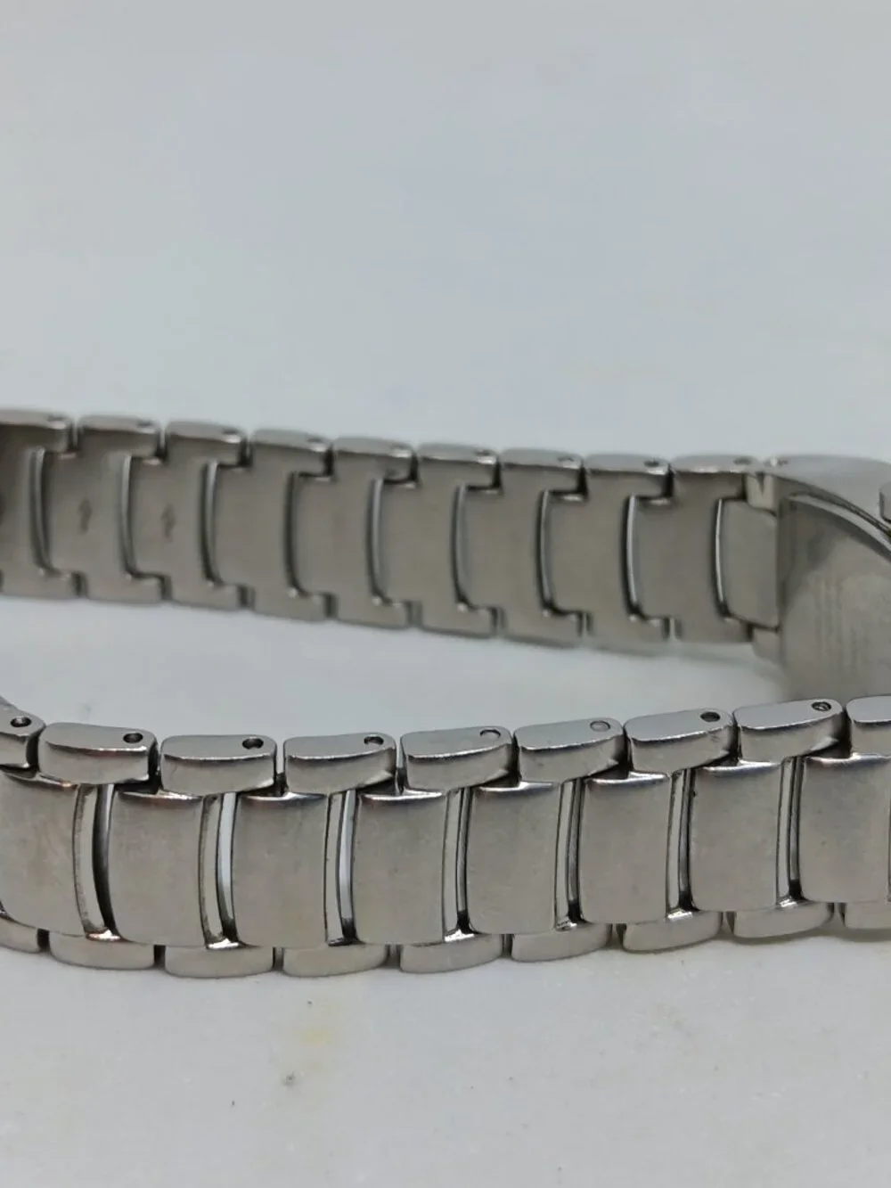 VINTAGE 2000s Fossil FS-2735 Women's 20 x 29mm Stainless Steel Tonneau Watch